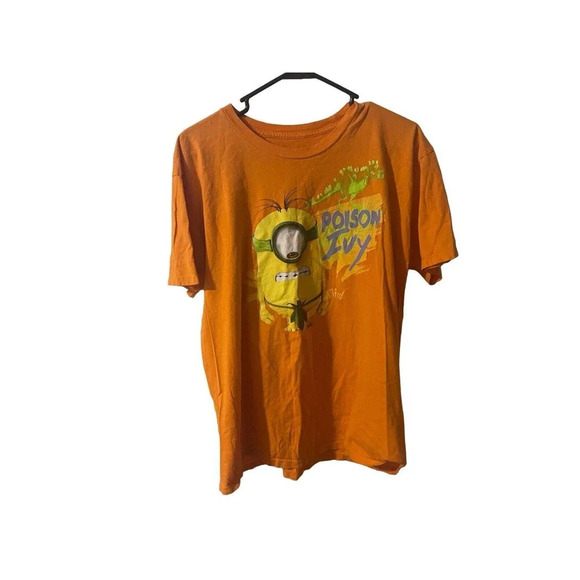Universal Studios Minions Land Poison Ivy Orange T-shirt Adult Large - Picture 1 of 16